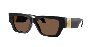 Versace Woman Sunglass Ve4497u In Black