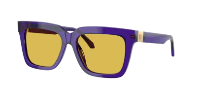 Versace Woman Sunglass Ve4498f In Yellow