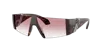 Versace 136mm Rectangular Sunglasses In White