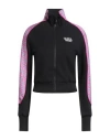 Versace Woman Sweatshirt Black Size 4 Polyamide, Elastane In Black