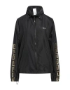 Versace Woman Sweatshirt Black Size M Polyester, Elastane In Black