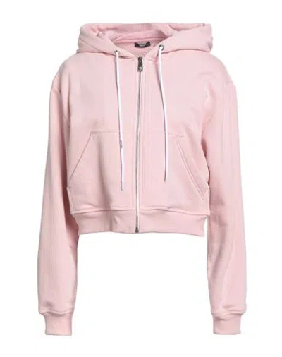 Versace Woman Sweatshirt Pink Size 10 Cotton