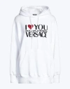 Versace Woman Sweatshirt White Size 4 Cotton