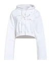 Versace Woman Sweatshirt White Size 6 Cotton In White