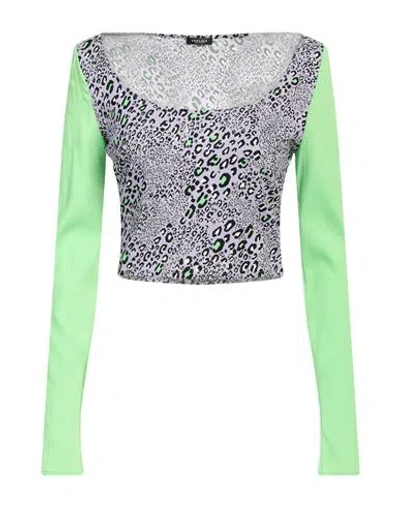 Versace Woman T-shirt Lilac Size 6 Viscose, Elastane In Purple