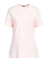Versace Woman T-shirt Pink Size 10 Cotton, Polyester In Pink