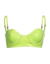 Versace Woman Top Acid Green Size 2 Latex In Green