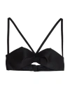Versace Folded Wool-silk Bustier Top In Grey