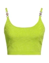 Versace Viscose Top In Green