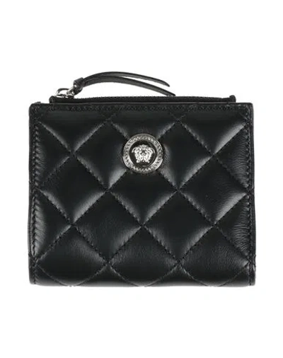 Versace Woman Wallet Black Size - Leather