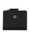 Versace Man Wallet Black Size - Soft Leather In Black