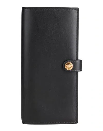 Versace Woman Wallet Black Size - Leather