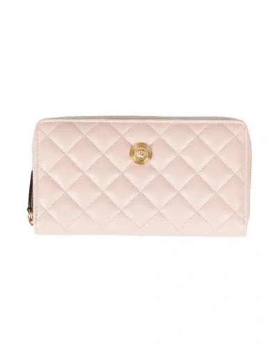 Versace Woman Wallet Pink Size - Leather