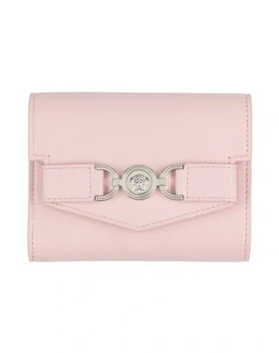 Versace Woman Wallet Pink Size - Leather