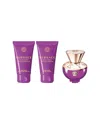 Versace Women's 0.17oz Dylan Purple 3pc Set
