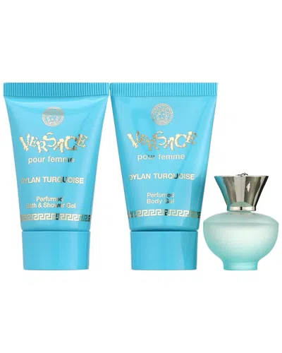 Versace Women's 0.17oz Dylan Turquoise 3pc Set