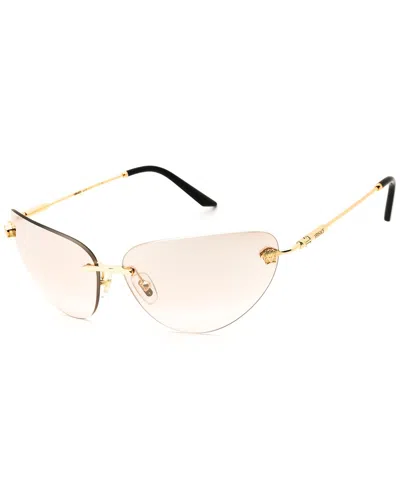 Versace Medusa Cat-eye Sunglasses In Gold