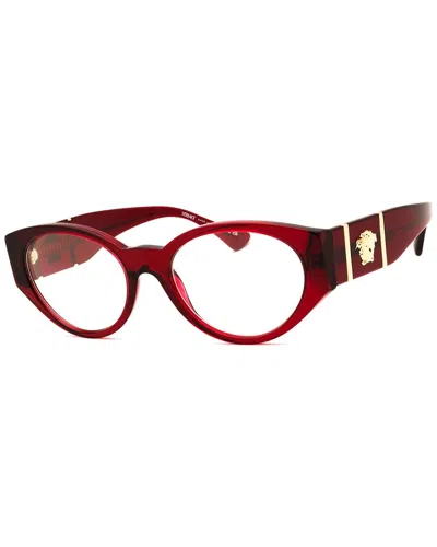 Versace Women's 0ve3345 52mm Optical Frames In Orange