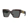Versace Grey Butterfly Ladies Sunglasses Ve4458 542987 54 In Multi