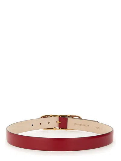 Versace Women's 100% Calf Leather Made In Red