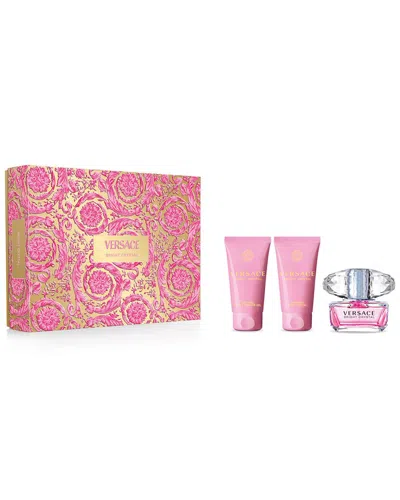 Versace Women's 1.7oz Bright Crystal 3pc Set