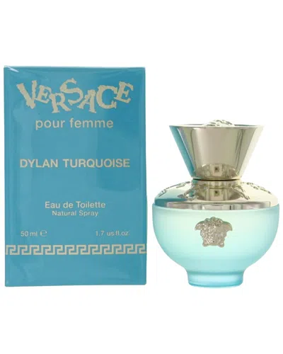 Versace Women's 1.7oz Dylan Turquoise Eau De Toilette Spray In Transparent
