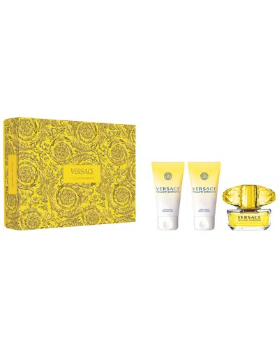 Versace Women's 1.7oz Yellow Diamond 3pc Set