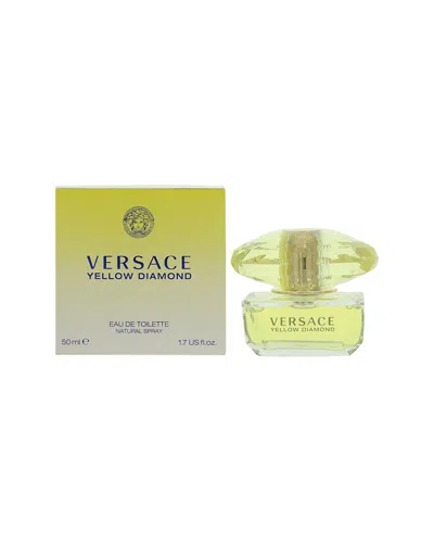 Versace Women's 1.7oz Yellow Diamond Edt In Transparent