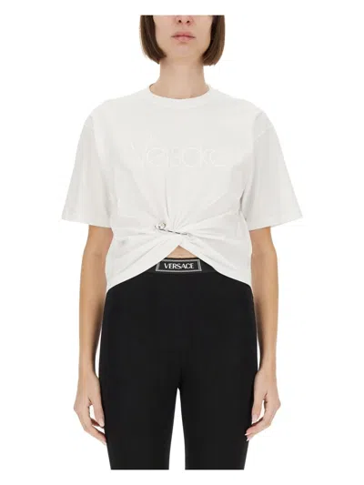 VERSACE WOMEN'S 1978 RE-EDITION SAFETY PIN T-SHIRT