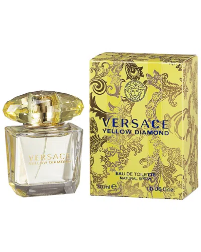 Versace Women's 1oz Yellow Diamond Edt Spray In White