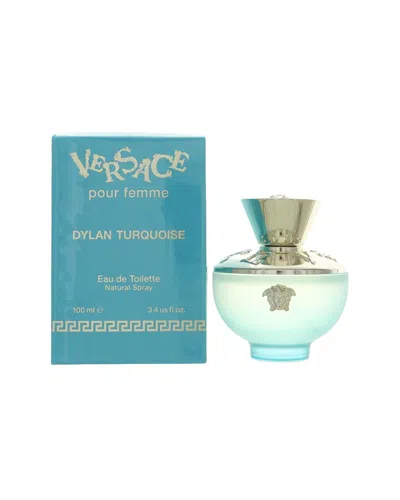Versace Women's 3.4oz Dylan Turquoise Edt In Blue