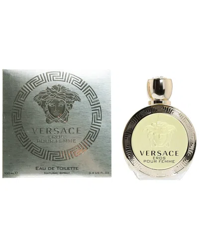 Versace Women's 3.4oz Eros Edt In Transparent