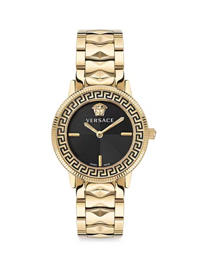 VERSACE WOMEN'S 36MM STAINLESS STEEL BRACELET WATCH