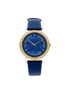 VERSACE WOMEN'S 37MM STAINLESS STEEL & LEATHER STRAP WATCH