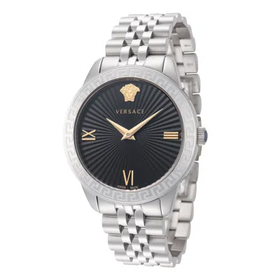 Versace Women's 38mm Silver Tone Quartz Watch Vevc00419
