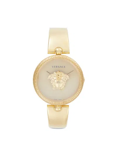 Versace Women's 39mm Ip Yellow Goldtone Stainless Steel Bracelet Watch