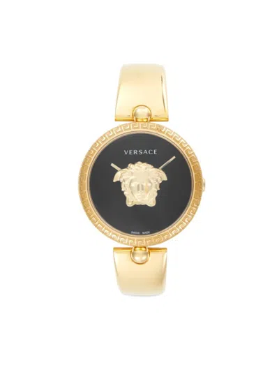 Versace Women's 39mm Stainless Steel Bracelet Watch In Black