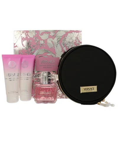 Versace Women's 4oz Bright Crystal Edt Set In Multi