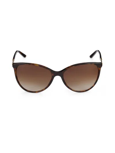 Versace Women's 51mm Cat Eye Sunglasses In Brown