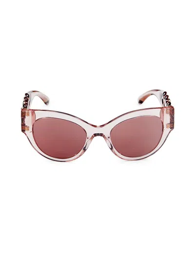 Versace Women's 52mm Cat Eye Sunglasses In White