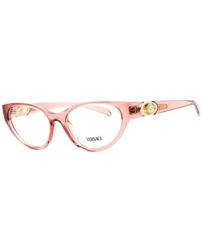 Versace Women's 54mm Optical Frames In Pink