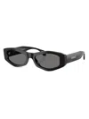Versace 54mm Irregular Sunglasses In Metallic