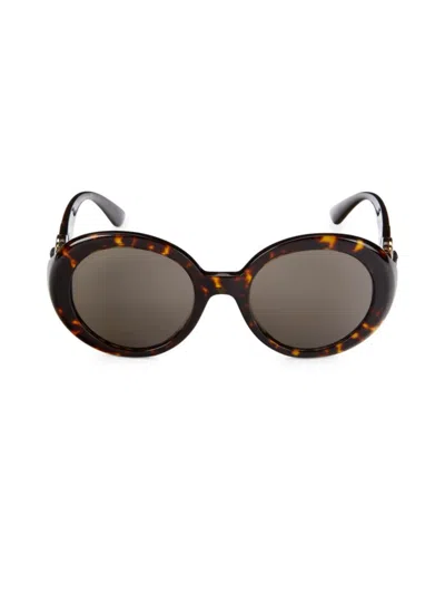 Versace Women's 55mm Round Sunglasses In Black