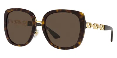 Versace Women's 56mm Havana Sunglasses In Brown