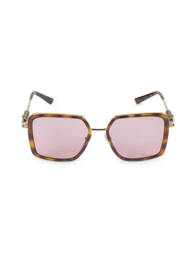 Versace Women's 56mm Square Sunglasses In Pink