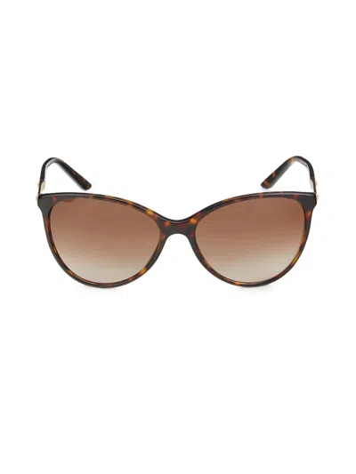 Versace Women's 58mm Cat Eye Sunglasses In Brown