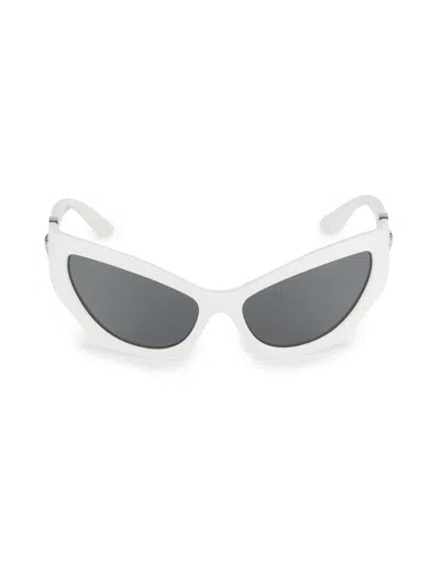 Versace Women's 60mm Cat-eye Sunglasses In White