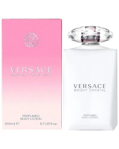 Versace Women's 6.7oz Bright Crystal Body Lotion In White