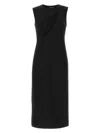 Versace Sleeveless Midi Dress With Cutouts