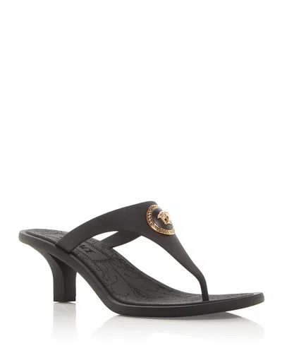 VERSACE WOMEN'S ALIA MEDUSA THONG SANDALS